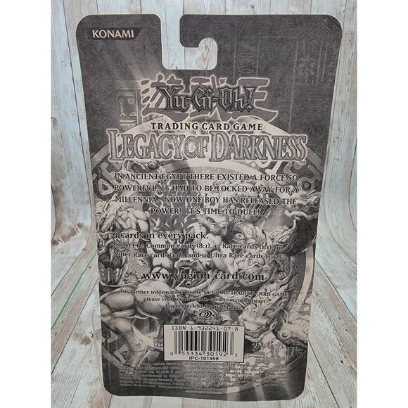 s-l400.jpg YuGiOh Original Unlimited Legacy of Darkness Blister Booster Pack Factory Sealed